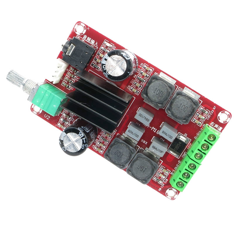 Bảng mạch khuếch đại âm lập thể kỹ thuật số 2 kênh TPA3116D2 2*50W 5V 24V XH-M189 TPA3116
