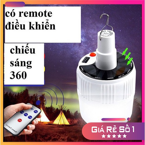 ĐÈN TÍCH ĐIỆN ĐÈN NĂNG LƯỢNG MẶT TRỜI, CÓ ĐIỀU KHIỂN TỪ XA, Công Suấ 100W, 5 Chế Độ Sáng