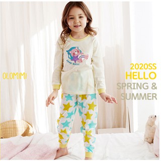 Bộ pijama dài tay bé gái Goodnight Mimi 100% cotton - Olomimi Hàn Quốc