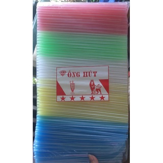 500gram ống hút nhựa trong