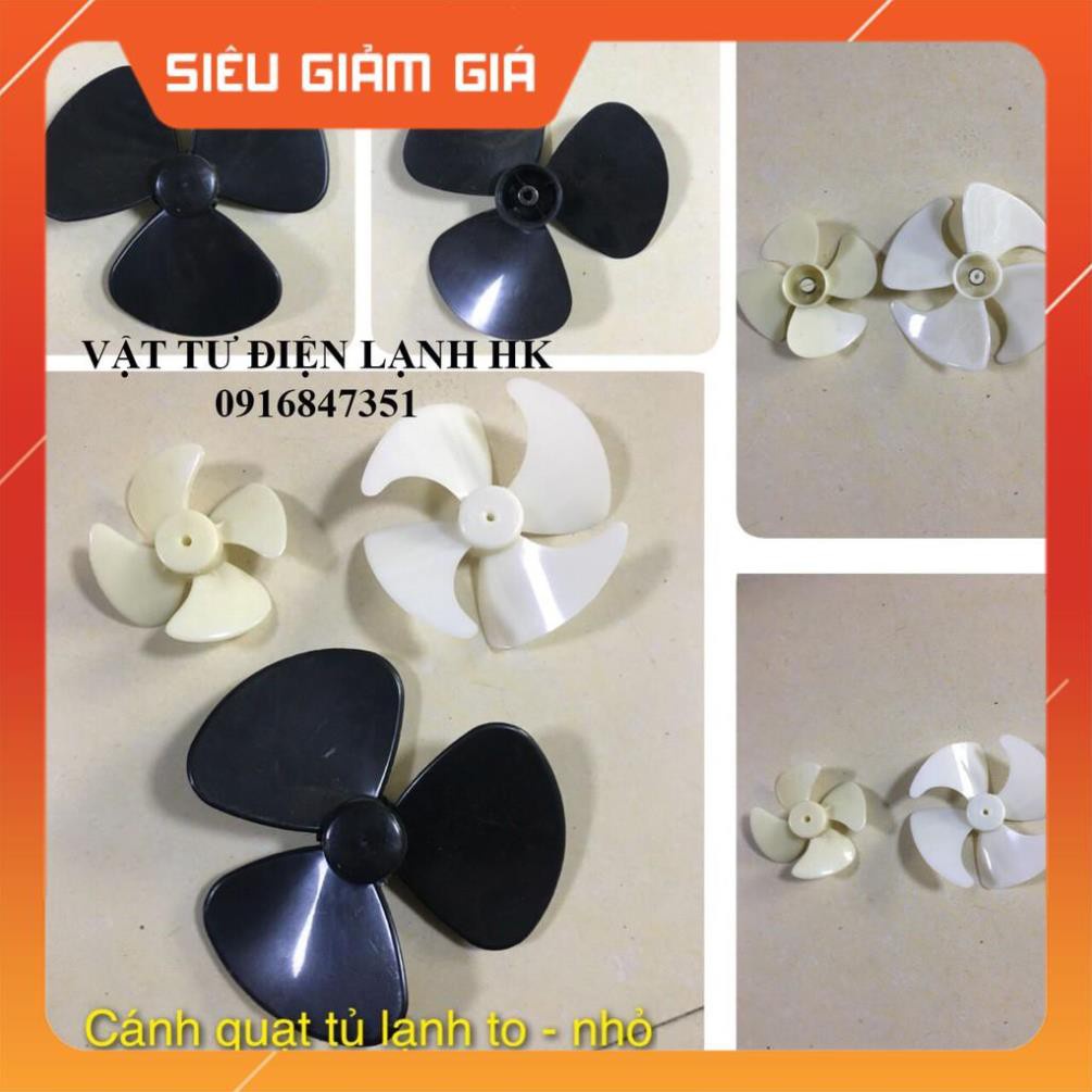 Cánh quạt nhựa tủ lạnh các loại cỡ