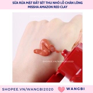 Sửa Rửa Mặt Amazon Red Clay Missha