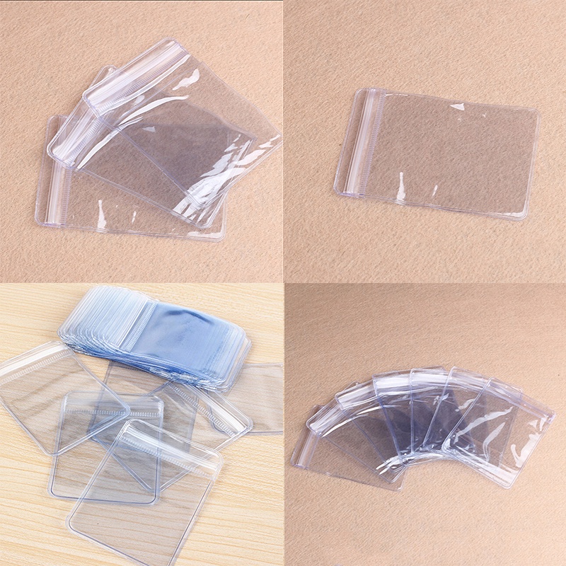 Set 10 Túi Zip Dẻo Dày Trong Suốt Đựng Trang Sức Bền Chắc Tiện Dụng