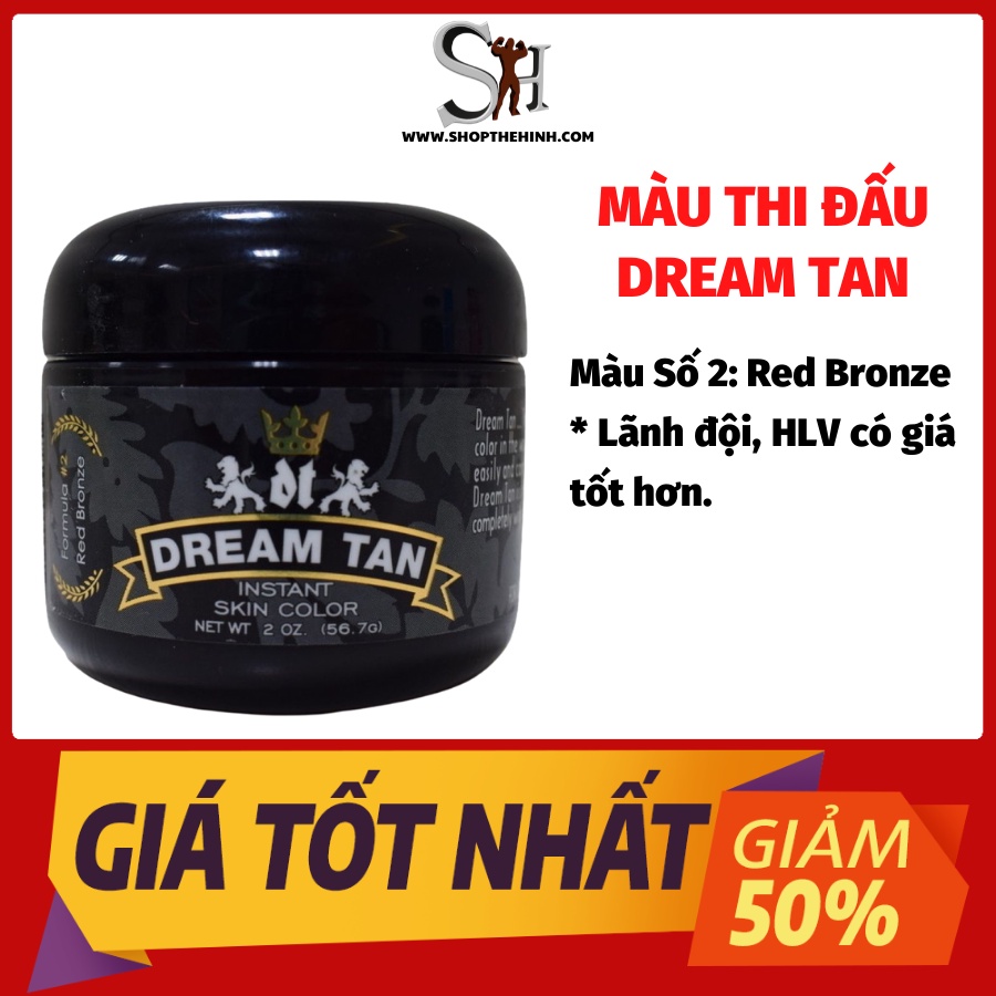 Dream Tan - Màu Tan Bôi Thi Đấu Thể Hình Dành Cho Vận Động Viên
