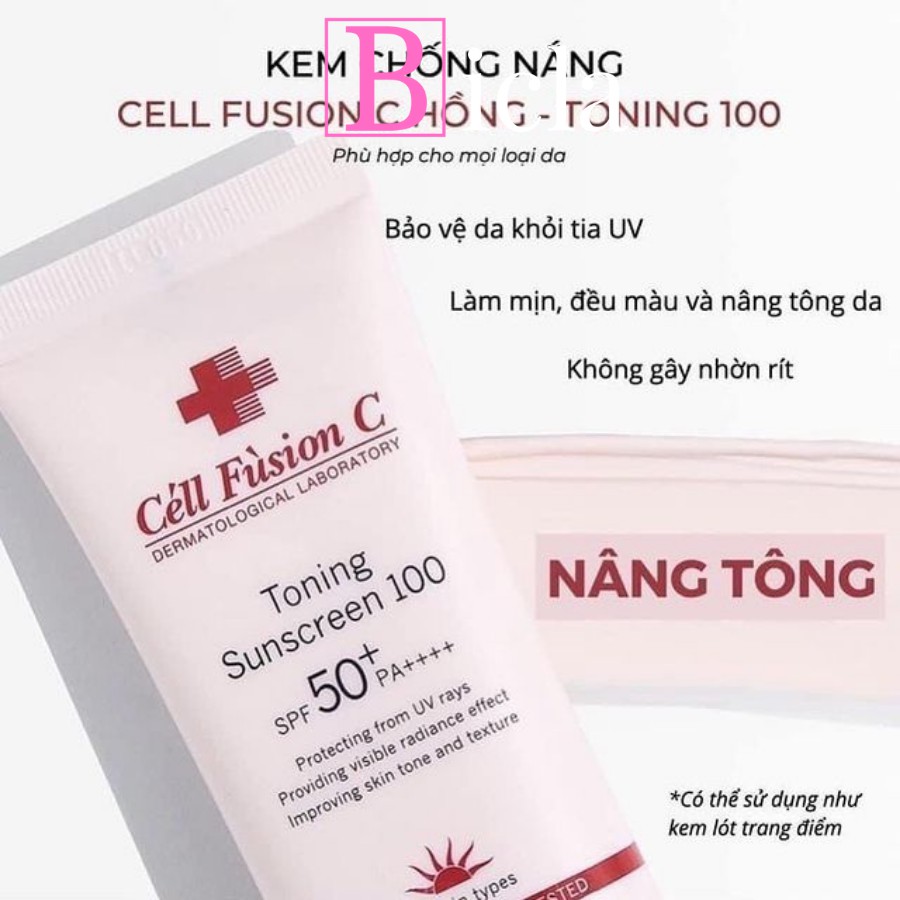 Kem chống nắng Cell Fushion Sunscreen 100 SPF PA50+++ 50ml