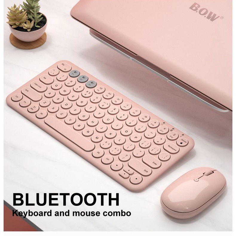 Bàn Phím Bluetooth B.O.W Cho Điện Thoại / Máy Tính Bảng / Pc / Ios Windows Android