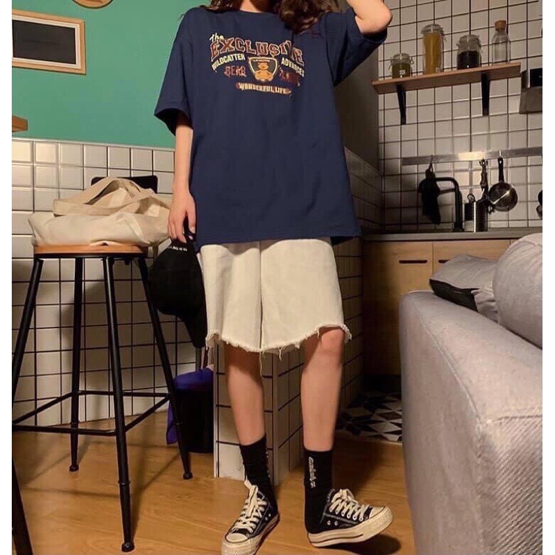 Áo thun tay lỡ Uniex  ,áo phông from rộng chất cotton mát mịn thấm hút cực tốt | BigBuy360 - bigbuy360.vn