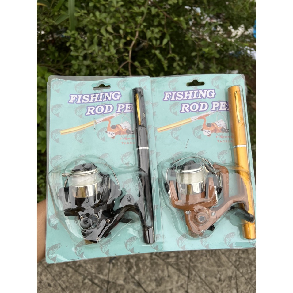 CẦN CÂU BÚT MINI MÁY ĐỨNG
