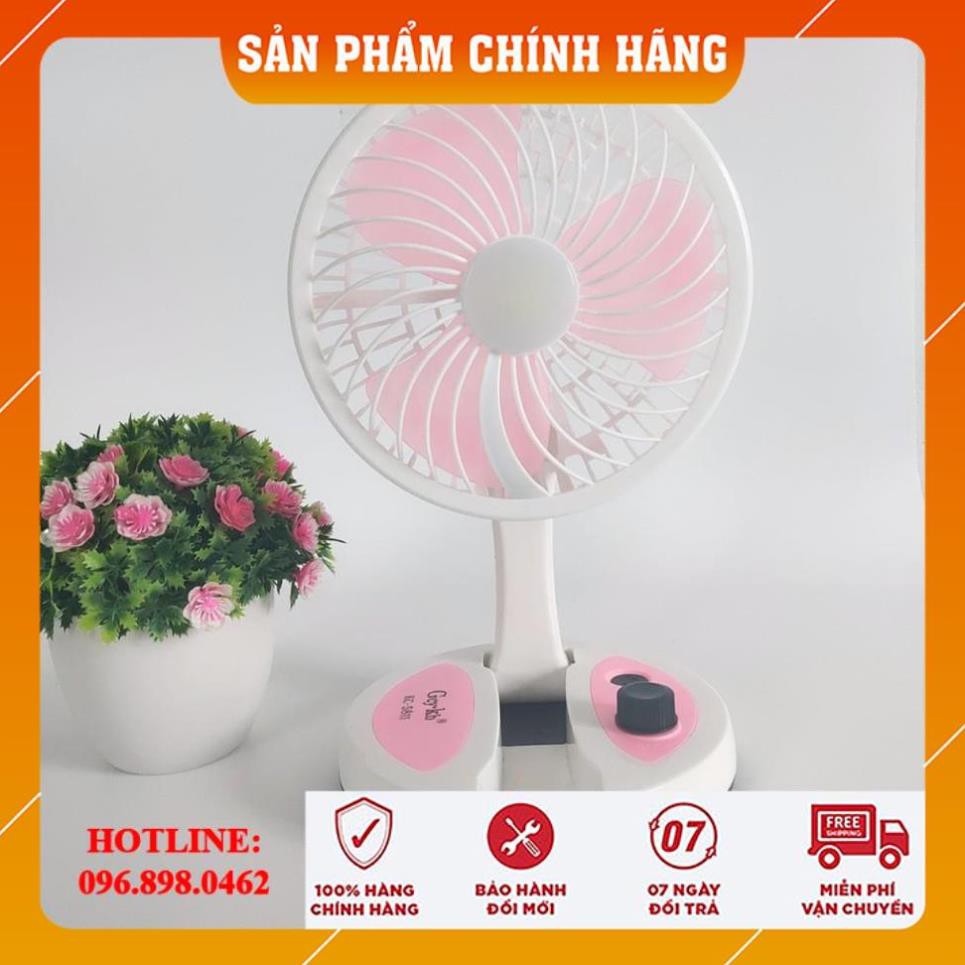 [CHÍNH HÃNG-FREESHIP] Quạt Tích Điện Mini Gấp Gọn, Quạt Để Bàn Mini, Quạt Mini Để Bàn Sạc Pin, Quạt Mini USB Siêu Mát