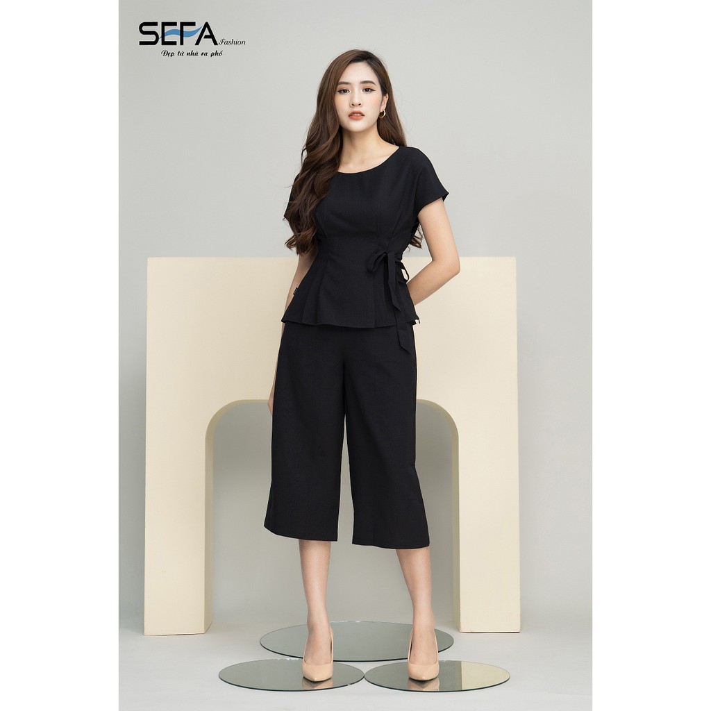 Sét áo công sở áo peplum quần sớ SEFA