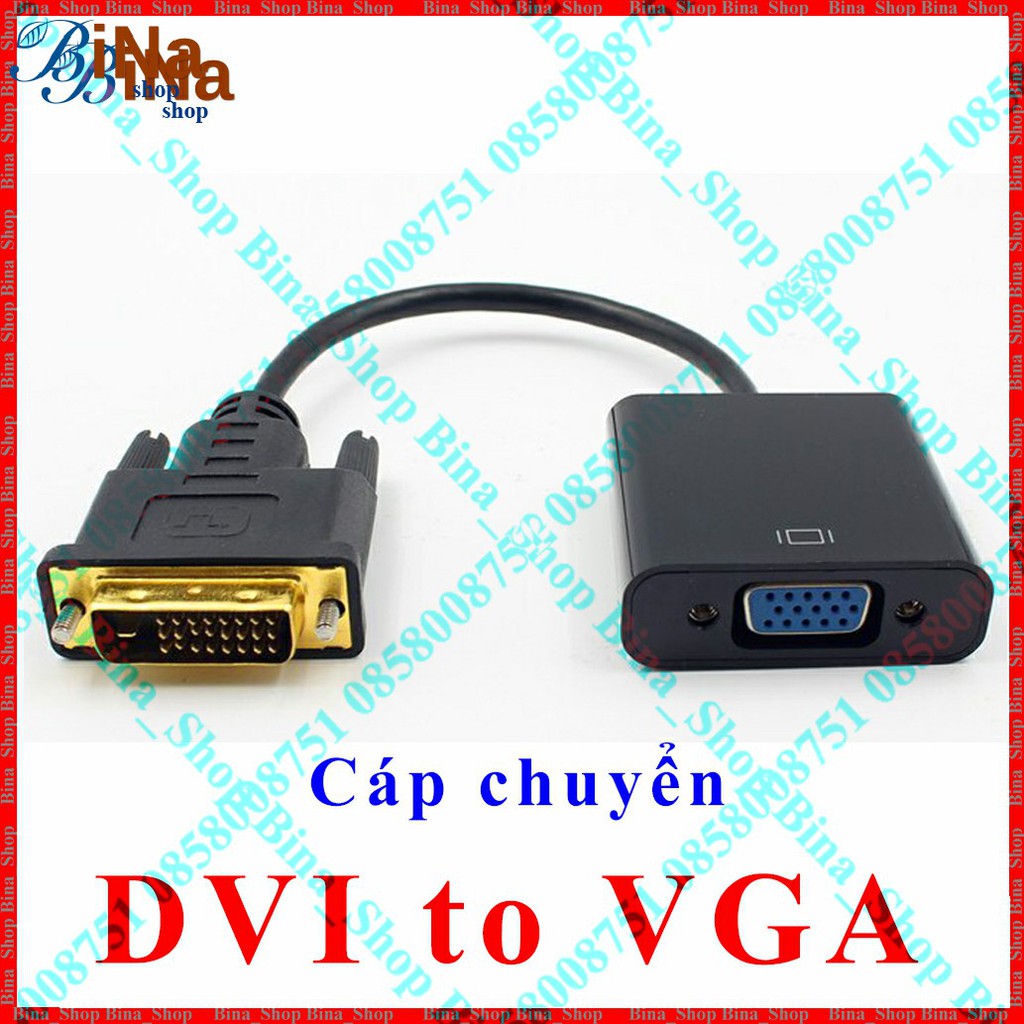 Cáp chuyển DVI-D (24+1) sang VGA có IC