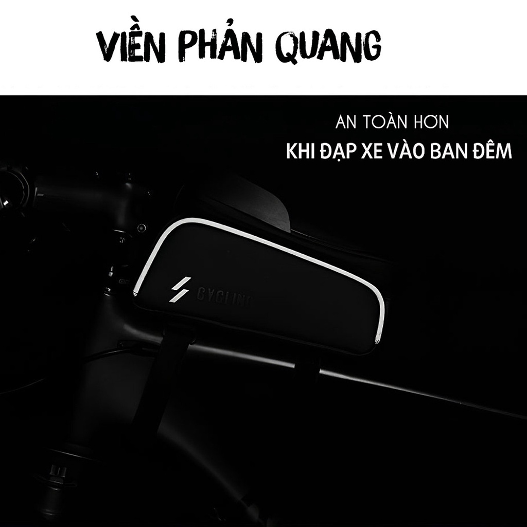 [Chính hãng miDoctor] Túi xe đạp cao cấp, túi treo sườn xe đạp chống nước bọc cảm ứng phù hợp với mọi dòng xe
