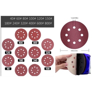 Combo 100 tờ giấy ráp dính lỗ phi 180mm