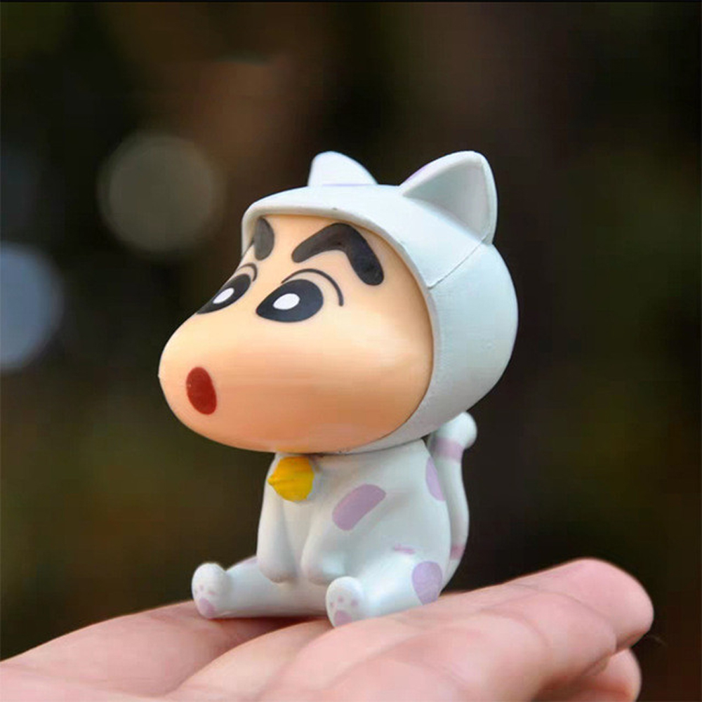 SHINCHAN Set 6 Mô Hình Nhân Vật Trong Shin-Chan Dễ Thương