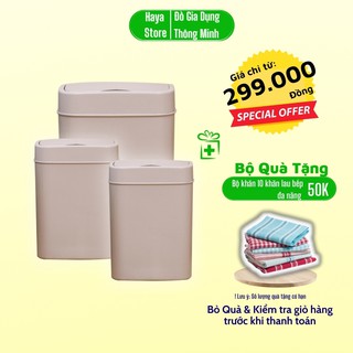 Thùng Rác Thông Minh Cảm Ứng Cực Nhạy, Đóng Mở Tự Động, Cực Kì Tiện Lợi Và Vệ Sinh, Dung Tích Lớn