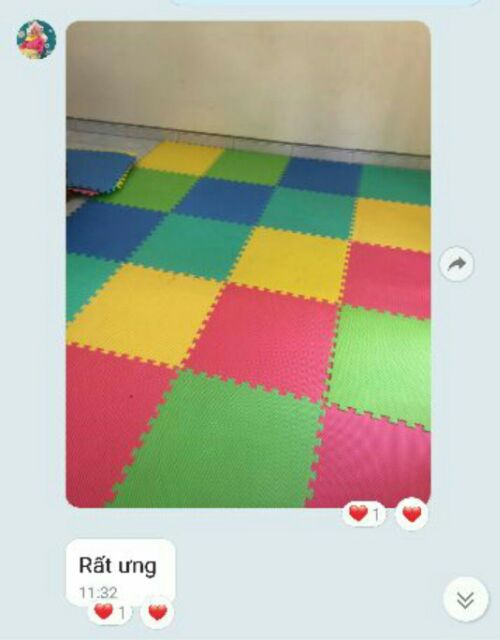 Sỉ 5bộ 30miếng thảm xốp trải sàn lót nền nhiều màu