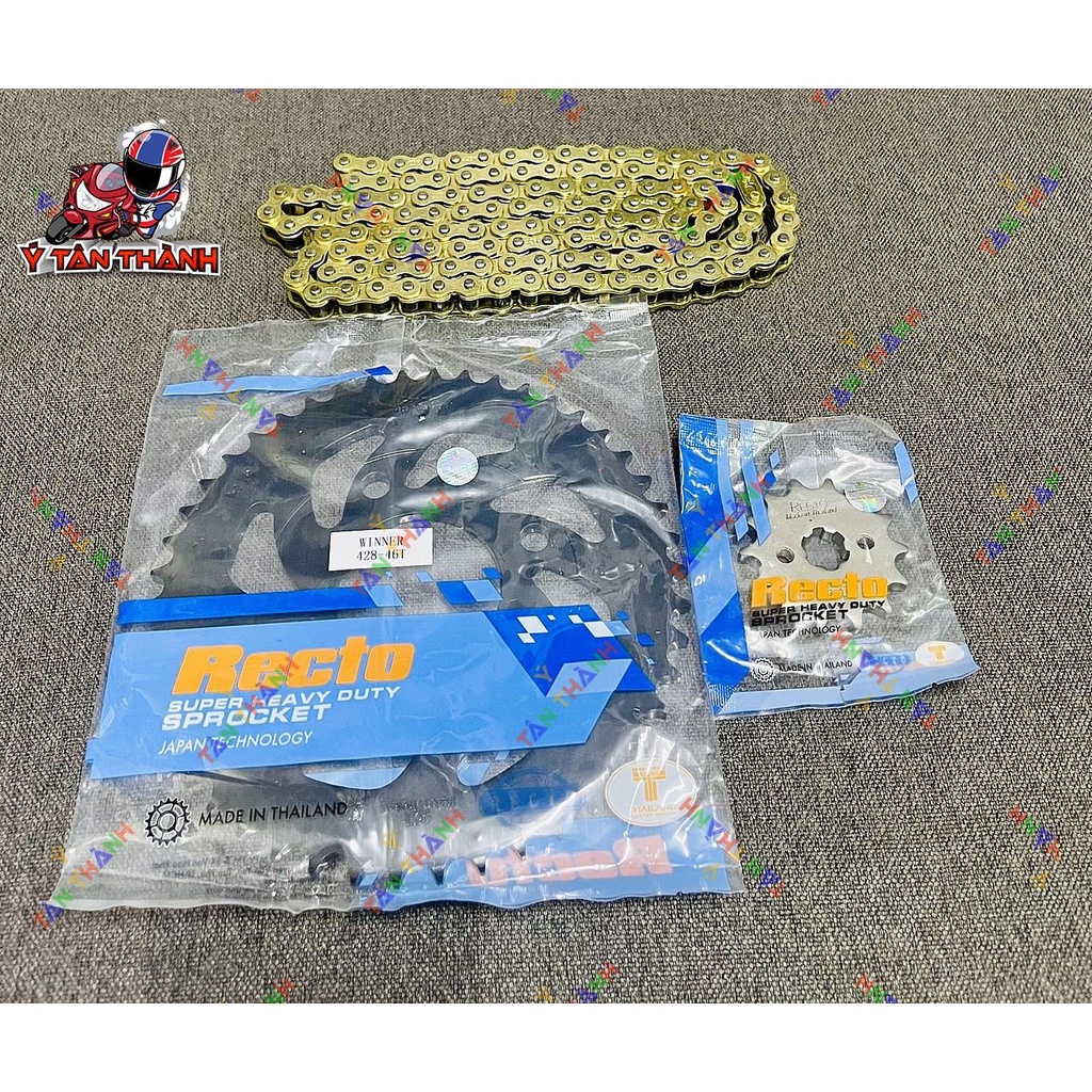 nhông sên đĩa recto xe moto CBR 150 đời 2 đèn MS 211