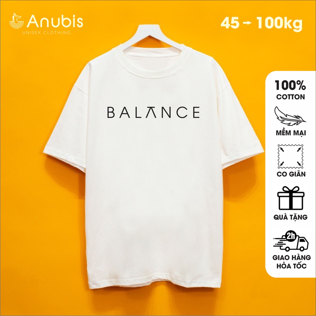 Áo Thun Unisex Balance Cá Tính |  Anubis Store