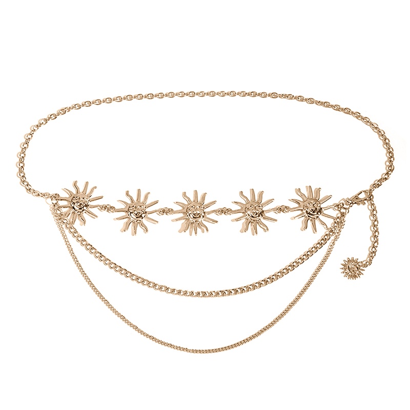 Dây Xích Gắn Quần Dài Tua Rua Phong Cách Punk Hiphop Mùa Hè Cho Nữ