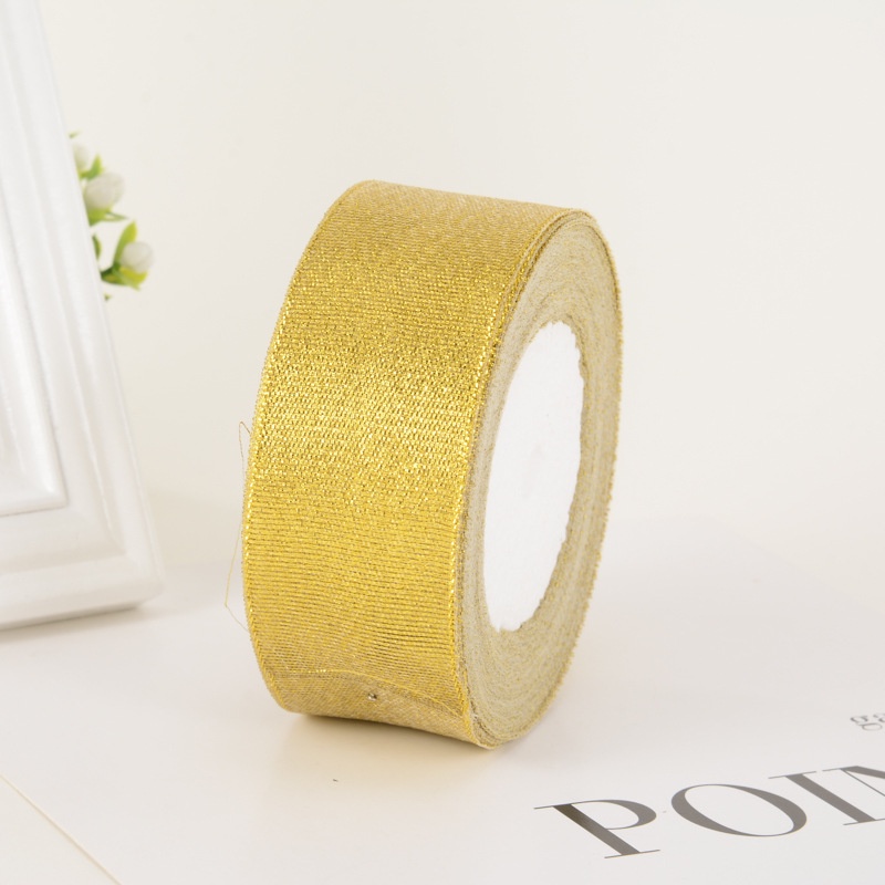 Ruy băng nhũ 2 cm, 4cm trang trí bánh sinh nhật, bánh kem