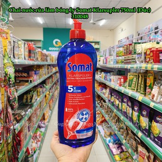 Chai nước rửa làm bóng Somat Klarsupler 750ml (Đức)