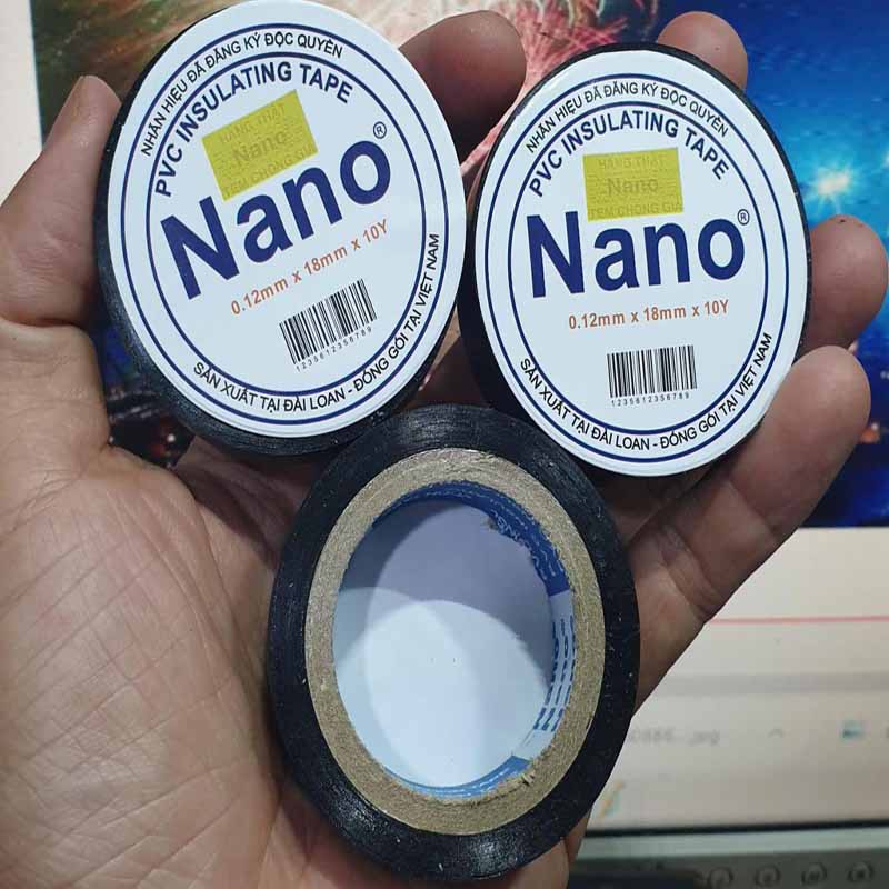 Băng keo đen Nano cách điện 10Y - 20Y