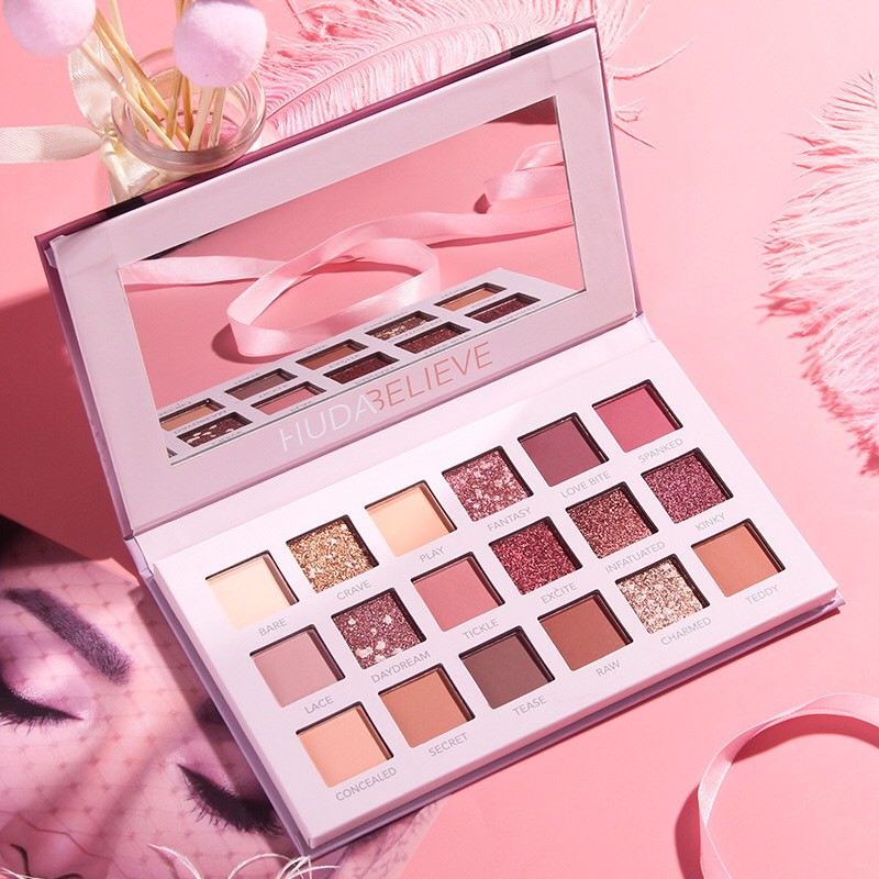 Phấn Mắt 18 ô NewNude Auth Nội Địa có kim tuyến lấp lánh sỉ tốt màu mắt nhũ mắt Eyes Shadow mịn màu lâu trôi