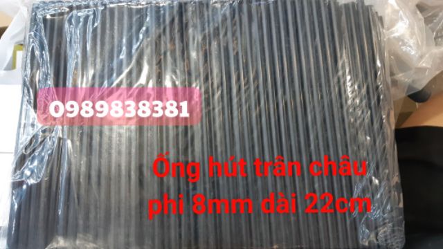 Ống hút topping dài 22cm phi 8mm 1 bịch 500gram khoảng 500cai