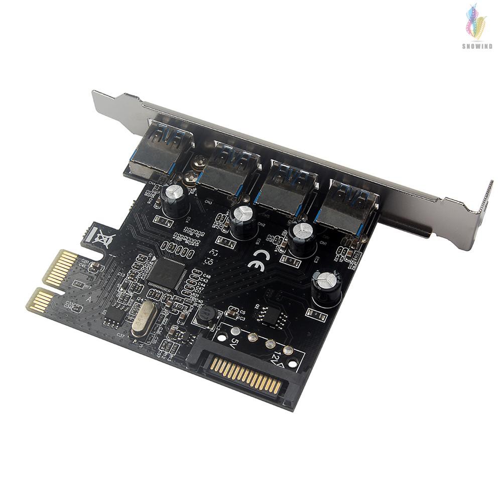 Card pci to 4port USB | card pci ra 4 cổng usb