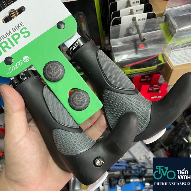 Tay nắm xe đạp sừng trâu Jett Ehook