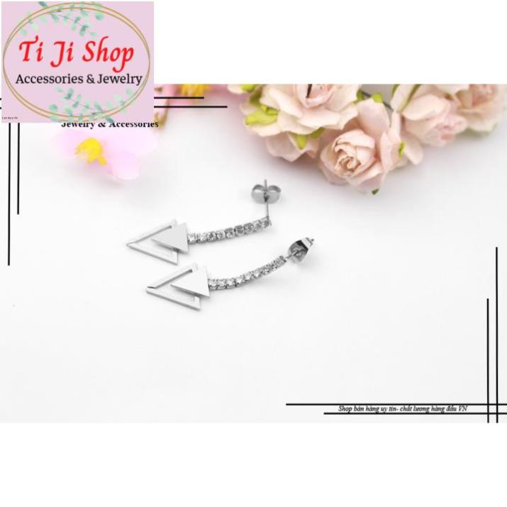 BÔNG TAI NỮ INOX THỜI TRANG HÀN QUỐC CỰC   -