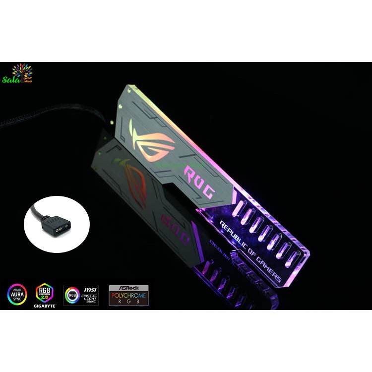 Giá đỡ Vga Logo ROG led ARGB