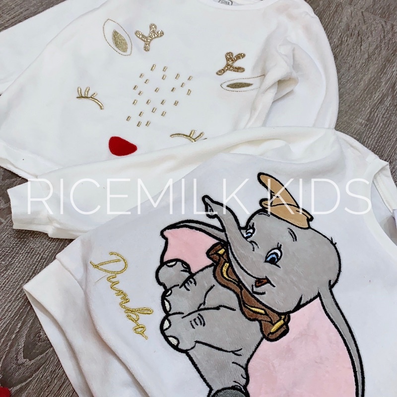 Bộ nhung cho bé hình tuần lộc và voi xuất dư xịn