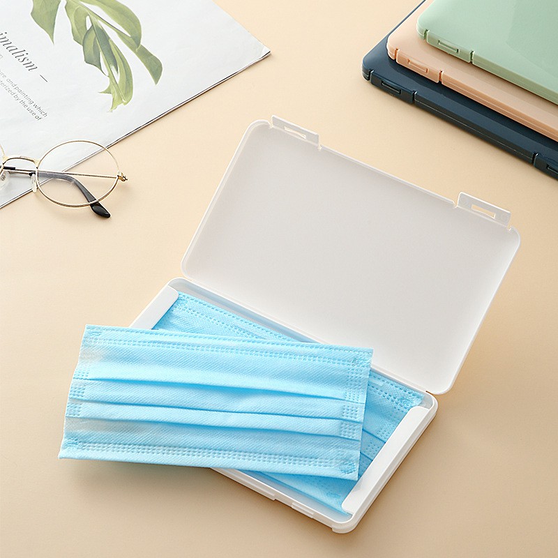 (Hàng Mới Về) Hộp Đựng Khẩu Trang Chống Bụi Dùng Một Lần Tiện Dụng