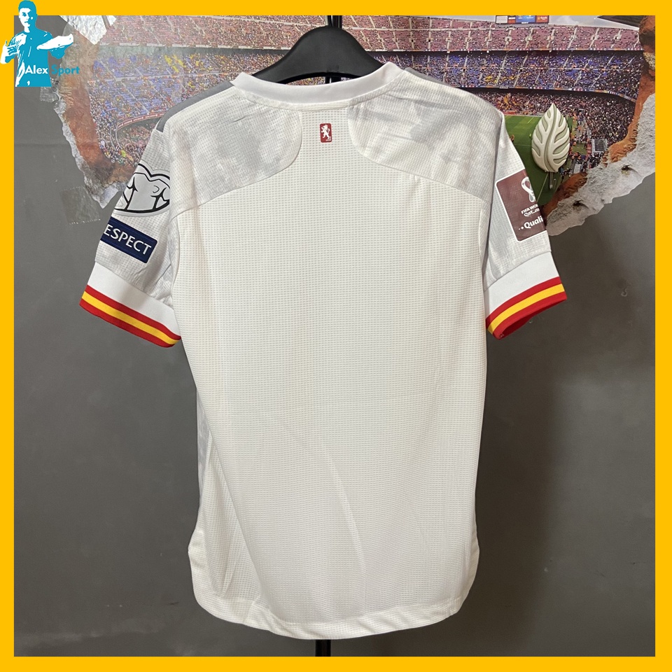 Bộ quần áo ĐTQG Tây Ban Nha màu Trắng - Alex Sport