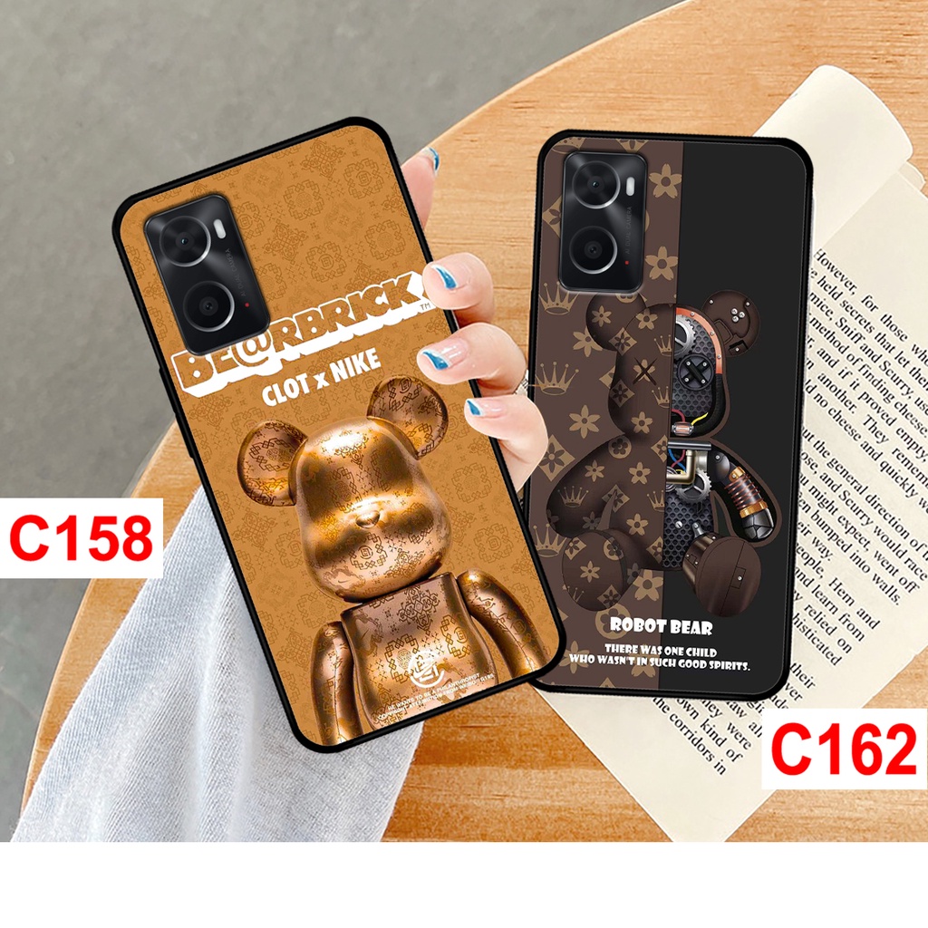 Ốp lưng Oppo A36 - Oppo A76 in hình gấu bearbrick thời trang cao cấp. ốp oppo A36 - A76 rẻ bền đẹp.