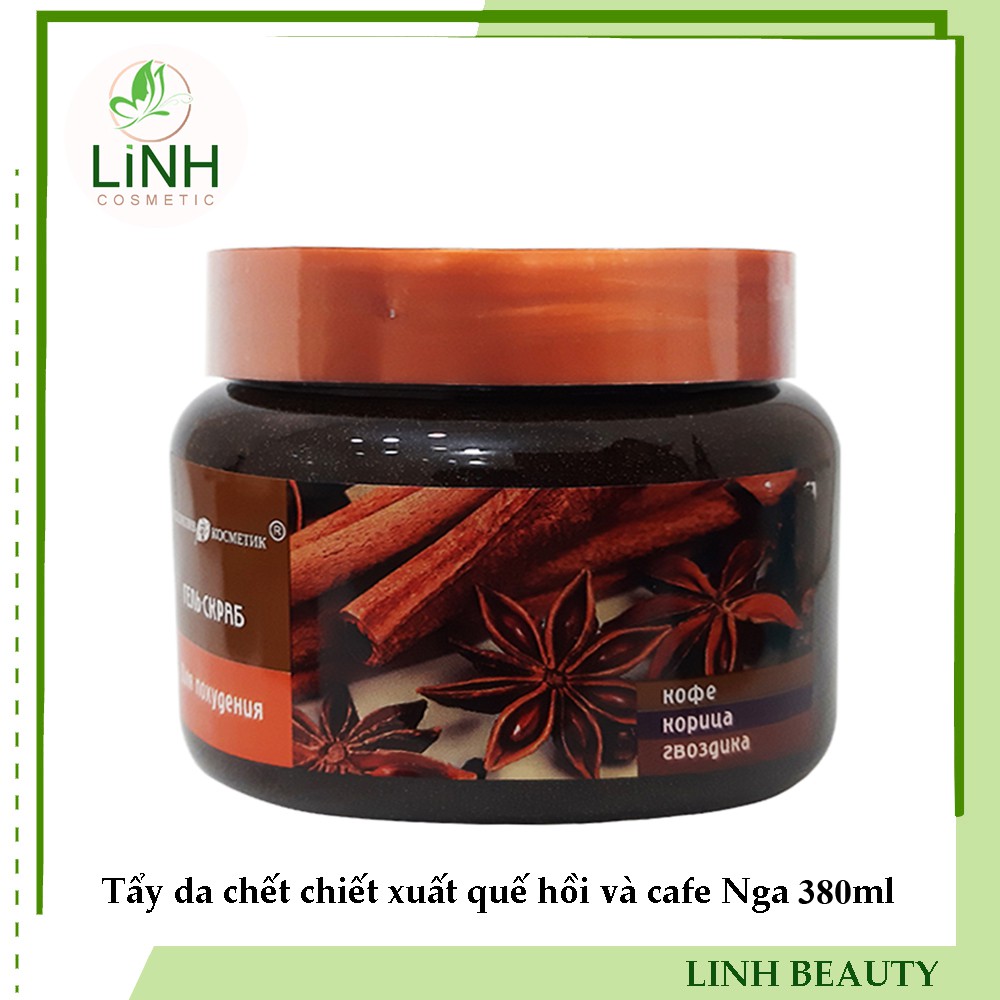 Tẩy da chết chiết xuất quế hồi và cafe của Nga