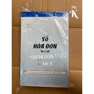 LỐC 10 CUỐN HOÁ ĐƠN 2 LIÊN CÓ ĐẾ LÓT NHÃ YẾN[ 58 TỜ BAO GỒM LIÊN 1 VÀ LIÊN 2]