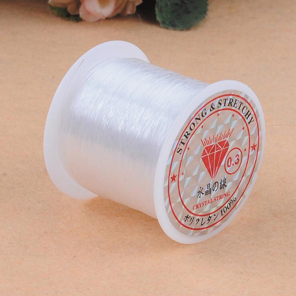 Cuộn Dây Nylon Trong Suốt Không Co Giãn Dùng Làm Trang Sức DIY