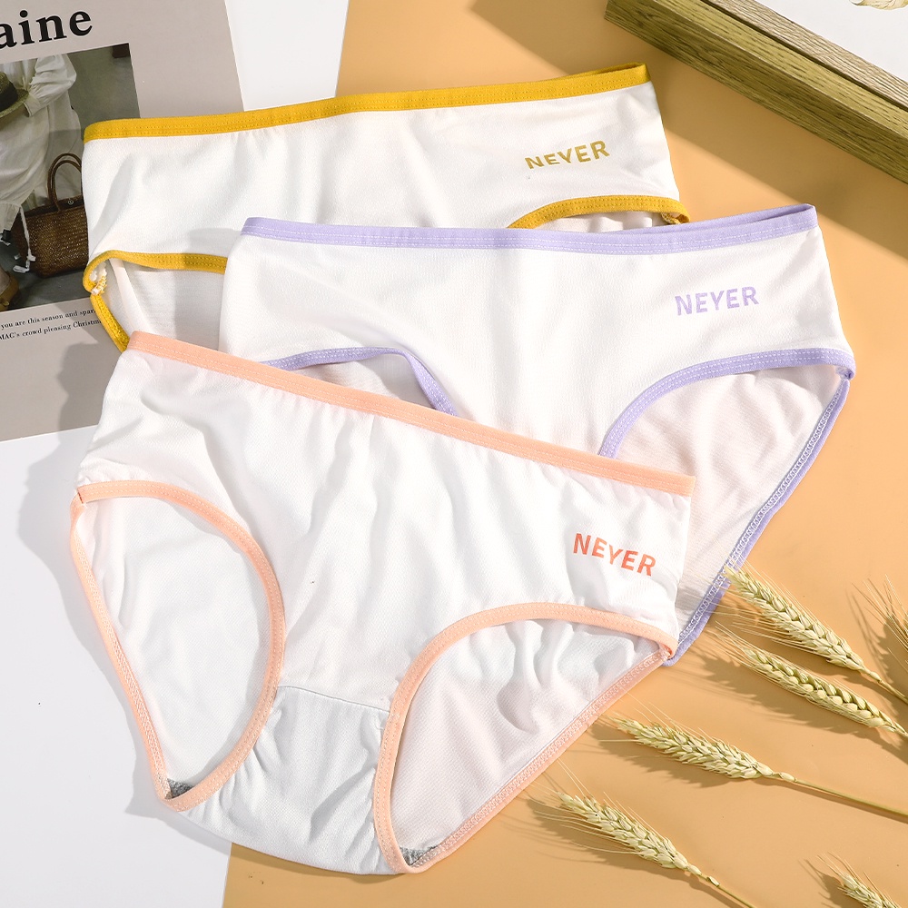 Quần Lót Aijolen Cotton Thoáng Khí Phong Cách Hàn Quốc Thời Trang Cho Nữ