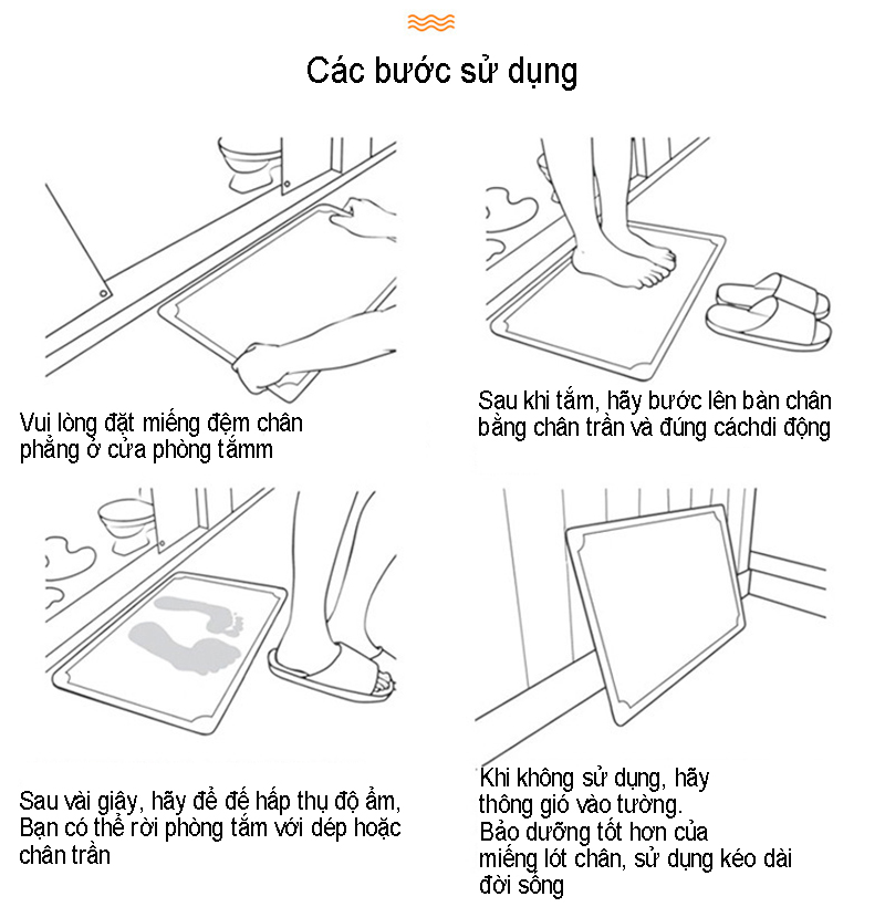 【like】60*39cm Tấm lót chân, thảm sàn, nhà vệ sinh và phòng tắm, chống khô nhanh, thảm sàn tảo cát-GM-NTDD20