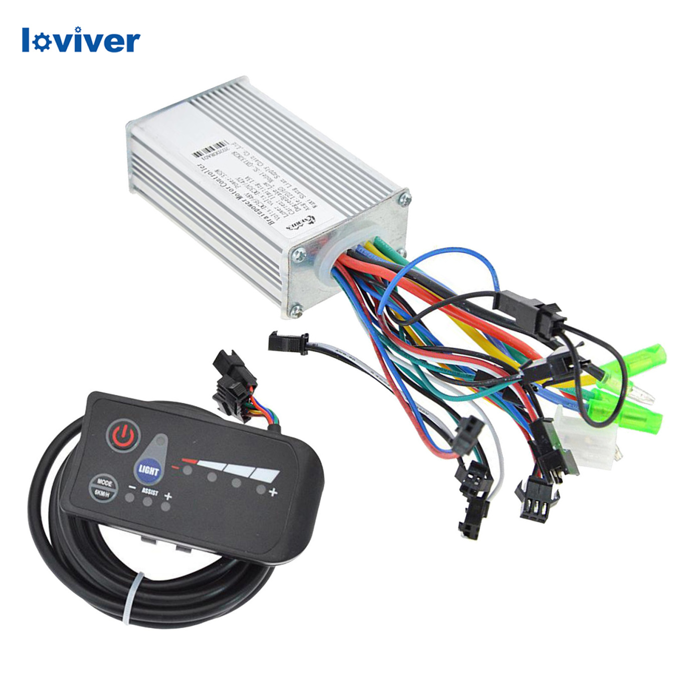 Loviver 24V/36V/48V 350W Motor Speed Controller Panel Scooter E-Bike Control 24V