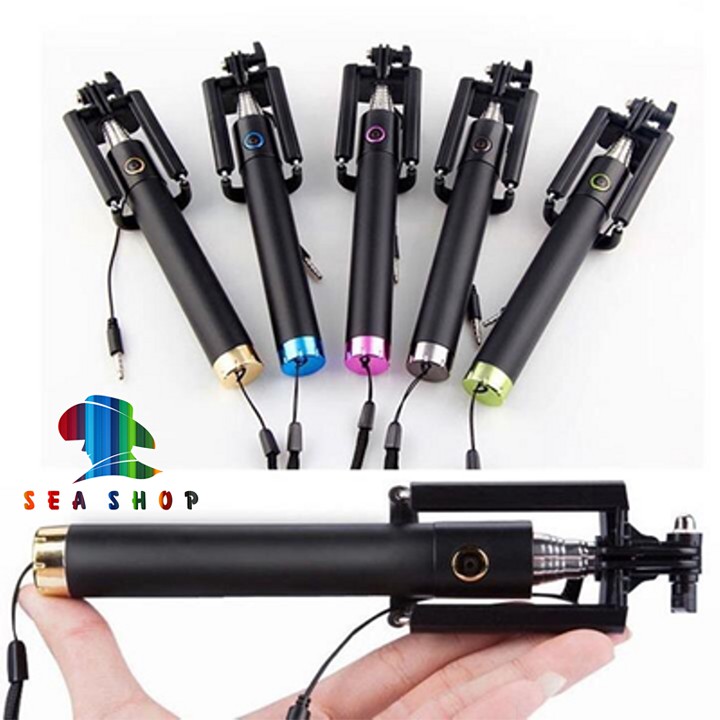 Gậy chụp hình tự sướng MonoPod chân cắm 3.5mm và chân cắm lightning dành cho iPhone và các dòng điện thoại Android