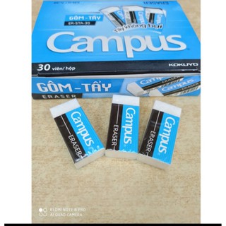 GÔM TẨY CAMPUS TRẮNG.10 cục