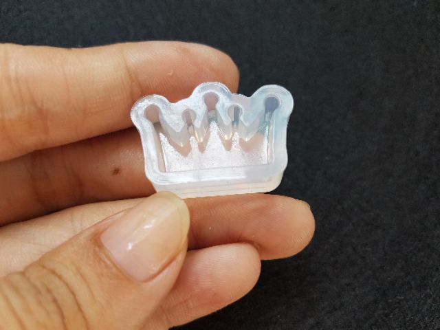 khuôn silicon Khuôn silicon - Resin Epoxy - Vương miện 5 gai