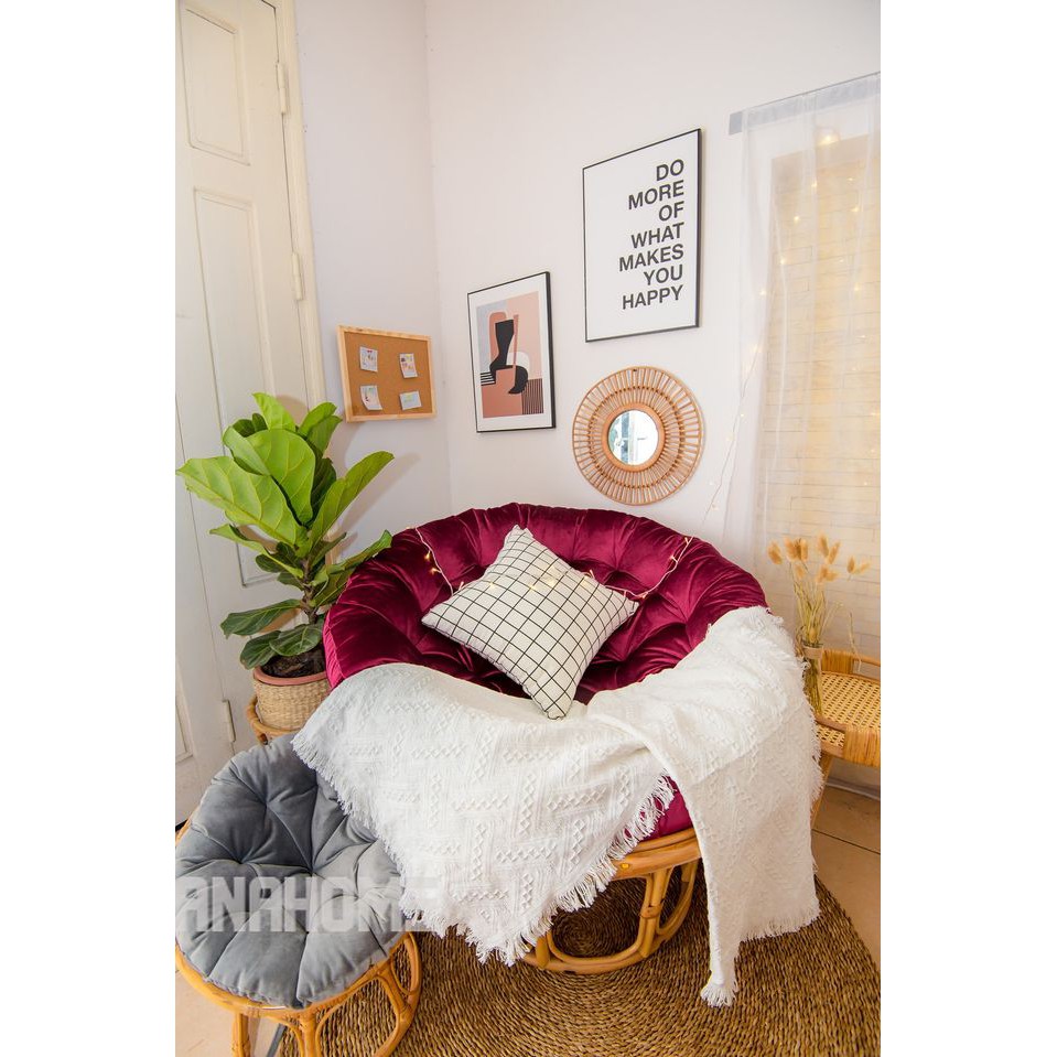 𝑭𝒓𝒆𝒆𝑺𝒉𝒊𝒑 Ghế mây papasan cao cấp - Freeship HN