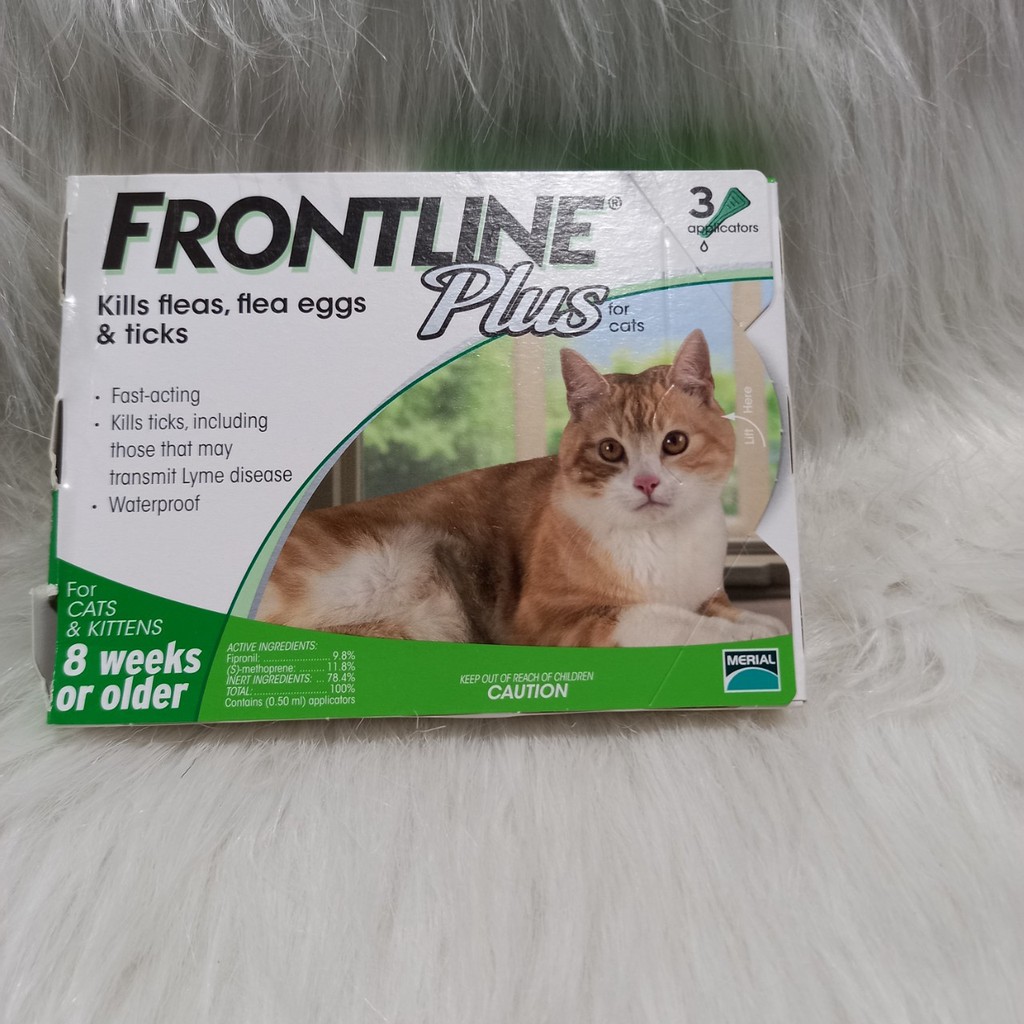 Nhỏ gáy trị ve rận cho mèo Frontline