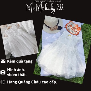 Váy trắng cánh thiên thần cho bé gái