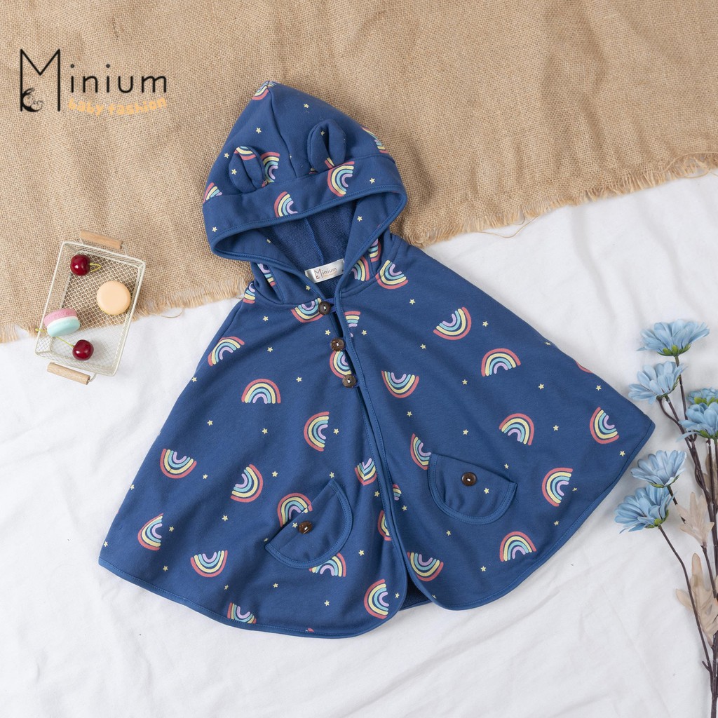 [Chất Đẹp] Áo Choàng Chống Nắng Cho Bé Trai, Bé Gái, Áo Cánh Dơi Ponchoni, Chất Liêu Cotton , thoáng mát (Size 0-6 tuổi)