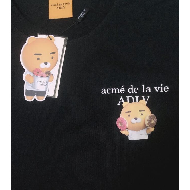 ADLV Áo thun cotton tay ngắn in hình thời trang